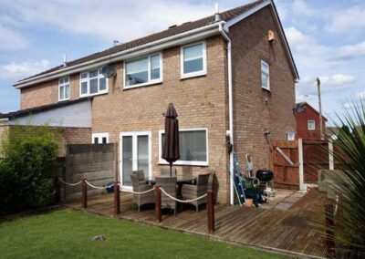 Property refurbishment before works started Kirkby