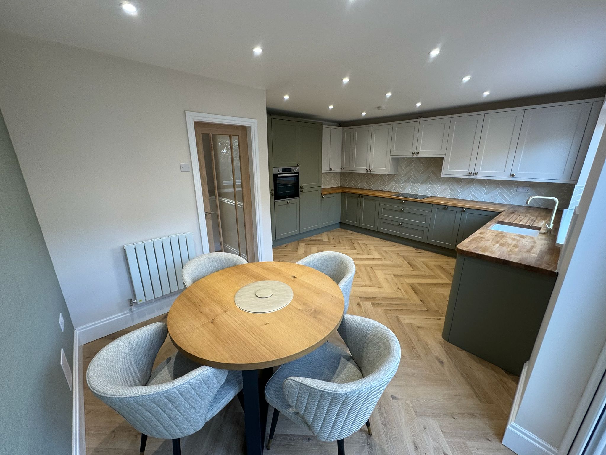 Completed downstairs renovation in Crosby