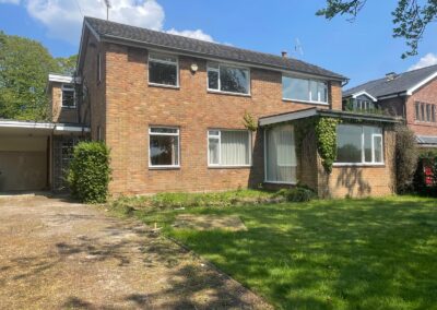 Property refurbishment before works started Aughton