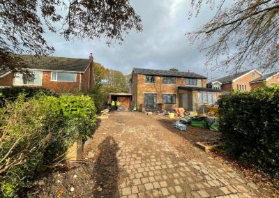 Property refurbishment before works started Aughton